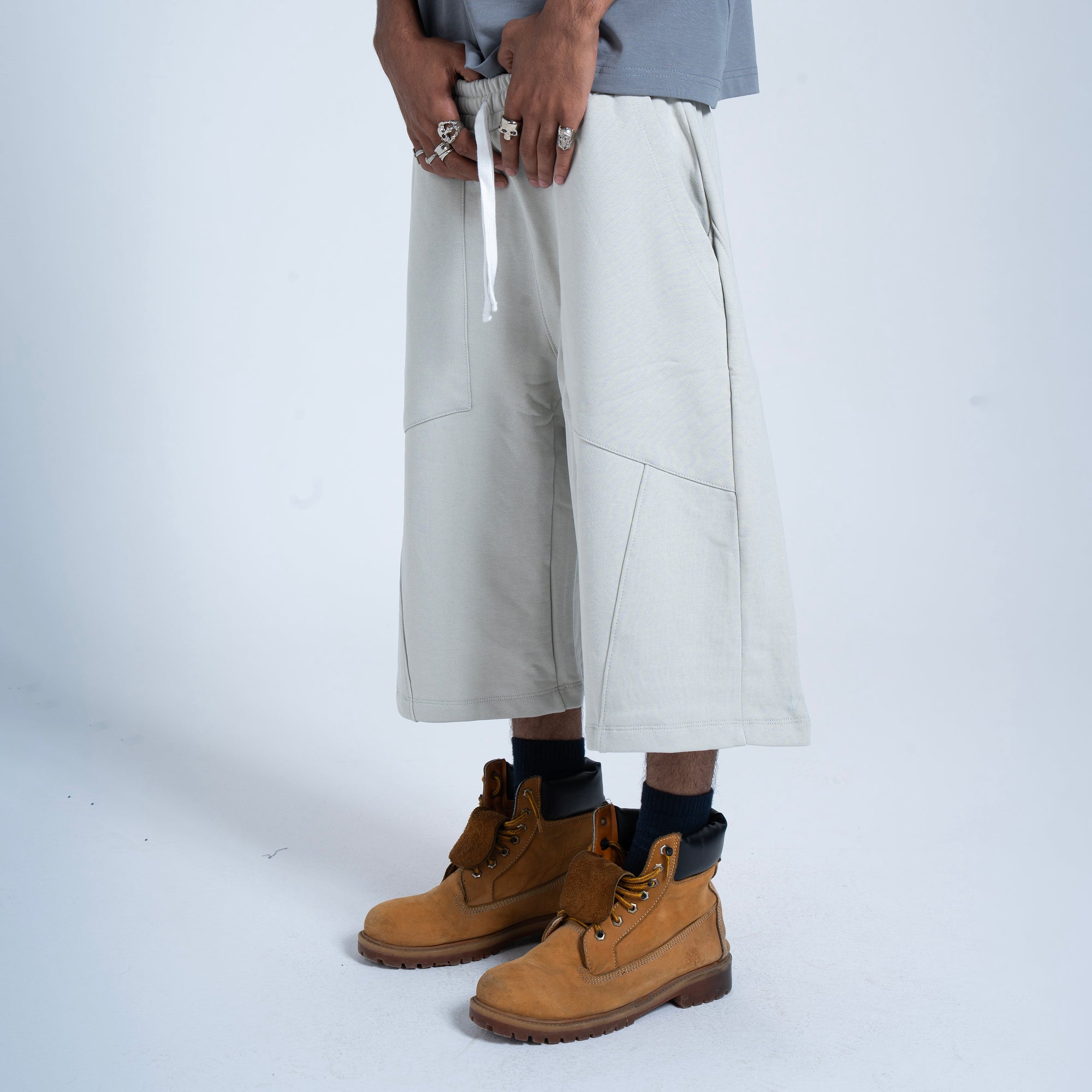 Wide-Leg Tactical Jorts